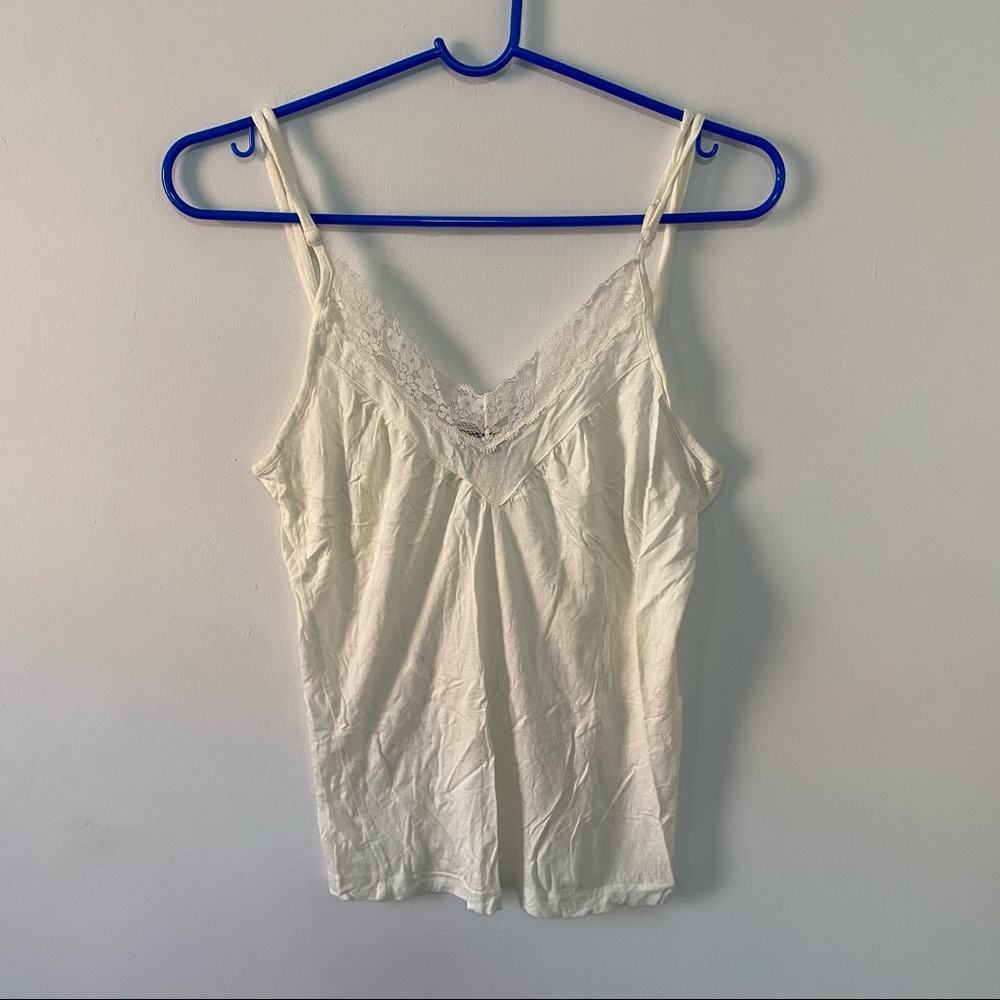 Vintage lace trim camisole